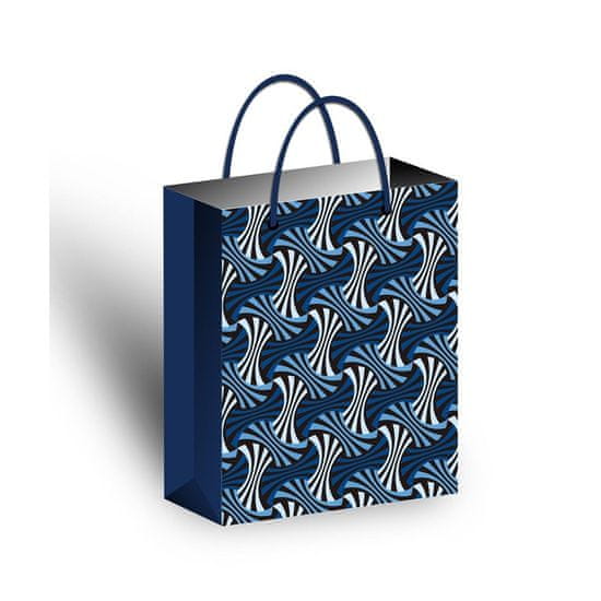 Goba Dárková taška malá - Modré ornamenty 8631701