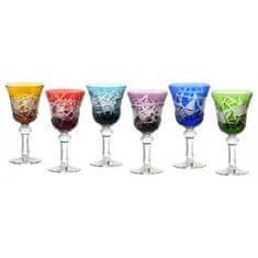 Caesar Crystal Set Sklenice na víno Mars 180, barva mix barev, objem 180 ml