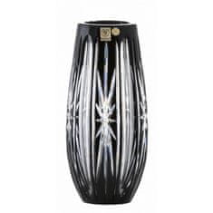Caesar Crystal Váza Spark, barva černá, výška 230 mm