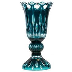 Caesar Crystal Váza Flamenco, barva azurová, výška 430 mm