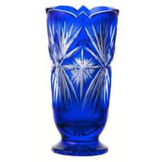 Caesar Crystal Váza Grace, barva modrá, výška 200 mm