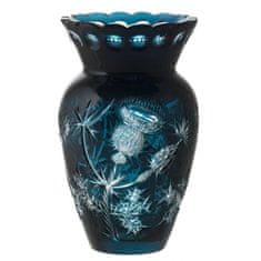 Caesar Crystal Váza Thistle, barva azurová, výška 280 mm