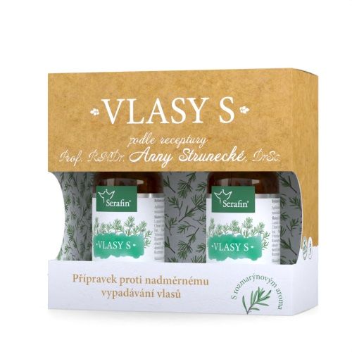 Serafin Vlasy S - proti vypadávání vlasů 2 x 50 ml