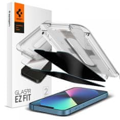 Spigen TEPELNÉ SKLO SPIGEN GLAS.TR "EZ FIT" 2 BALENÍ IPHONE 13 / 13 PRO PRIVACY