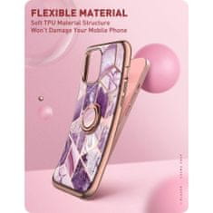 SUPCASE IBLSN Cosmo Snap pouzdro na iPhone 13 6.1" Marble purple