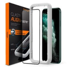 Spigen TEPELNÉ SKLO SPIGEN ALM GLASS FC IPHONE 11 PRO MAX ČERNÉ