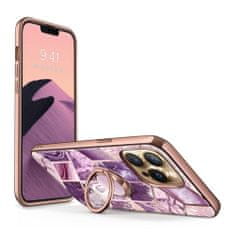 SUPCASE IBLSN Cosmo Snap pouzdro na iPhone 13 Pro 6.1" Marble purple