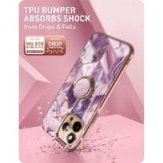 SUPCASE IBLSN Cosmo Snap pouzdro na iPhone 13 Pro 6.1" Marble purple