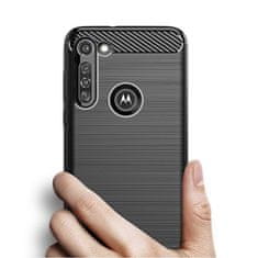 IZMAEL Pouzdro Carbon Bush TPU pre Motorola Moto G8 Power - Modrá KP9405