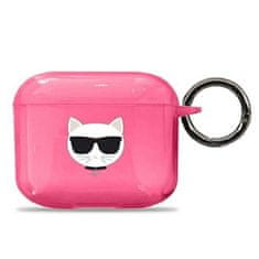 Karl Lagerfeld KLA3UCHFP pouzdro na AirPods 3. Generace Pink Choupette