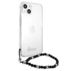 Guess GUHCP13MKPSBK hard silikonové pouzdro iPhone 13 6.1" transparent Black Pearl