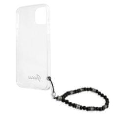 Guess GUHCP13MKPSBK hard silikonové pouzdro iPhone 13 6.1" transparent Black Pearl