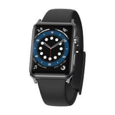 shumee Náramek s páskem pro Apple Watch 3/4/5/6/SE 38-40 mm Slip-Thru Black