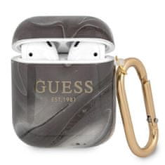 Guess GUA2UNMK pouzdro na Airpods 2. Generace / 1. Generace grey Marble Collection