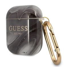 Guess GUA2UNMK pouzdro na Airpods 2. Generace / 1. Generace grey Marble Collection