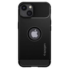 Spigen Rugged Armor silikonové pouzdro na iPhone 13 6.1" Matte black