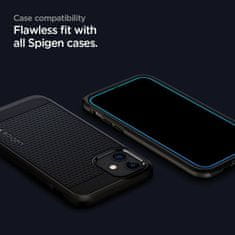 Spigen TEPELNÉ SKLO SPIGEN ALM GLASS FC 2PAL IPHONE 12/12 PRO ČERNÉ