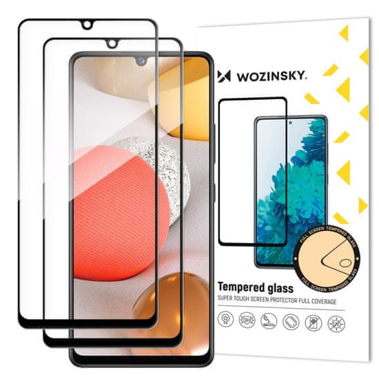 WOZINSKY 2x Wozinsky ochranné tvrzené sklo pro Samsung Galaxy A42 5G/Galaxy A14/Galaxy A14 5G/Galaxy A13/Galaxy A23 5G - Černá KP22032