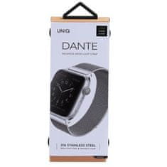 UNIQ Dante Apple Watch Series - 4/5/6/7 / SE - 44 / 45 / 42 mm - Stříbrná KP18763