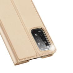 Dux Ducis Skin knížkové pouzdro na Xiaomi Redmi Note 11 PRO / Note 11 Pro 5G Gold