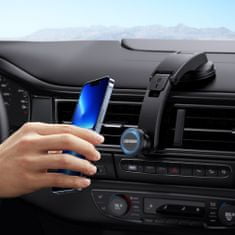 shumee Magnetický držák telefonu do auta na čelní sklo kokpitu černý