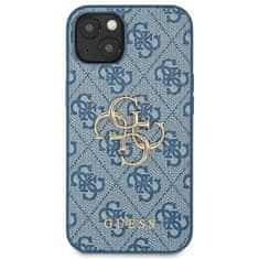 Guess GUHCP13S4GMGBL hard silikonové pouzdro iPhone 13 Mini 5.4" blue 4G Big Metal Logo