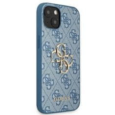 Guess GUHCP13S4GMGBL hard silikonové pouzdro iPhone 13 Mini 5.4" blue 4G Big Metal Logo