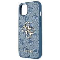 Guess GUHCP13S4GMGBL hard silikonové pouzdro iPhone 13 Mini 5.4" blue 4G Big Metal Logo