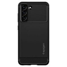 Spigen Rugged Armor silikonové pouzdro na Samsung Galaxy S21 FE 5G Matte black