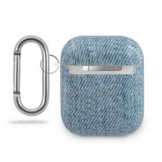 Guess GUACA2TPUJULLB pouzdro na AirPods 2. Generace / 1. Generace light blue Jeans Collection