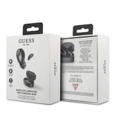 Guess GUTWSJL4GBK bezdrátová sluchátka do uší Black 4G