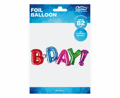 GoDan Fóliový balón nápis B*Day!