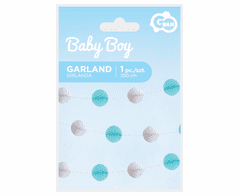 GoDan Girlanda koule Baby boy party - 250 cm