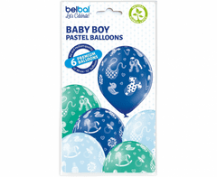 GoDan Latexové balóny na helium Baby Boy 12" - 6 ks