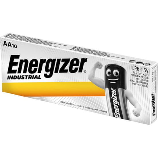 HJ  Baterie AA/LR6 ENERGIZER Industrial 10ks (shrink)