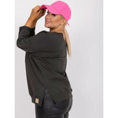 RELEVANCE Dámská halenka plus size DAMINII khaki RV-BZ-7601.55P_385115 Univerzální