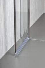 Arttec Dvoukřídlé sprchové dveře do niky SALOON 80 - 85 cm čiré sklo