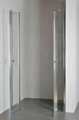 Arttec Dvoukřídlé sprchové dveře do niky SALOON F 7 grape sklo 107-112 x 195 cm
