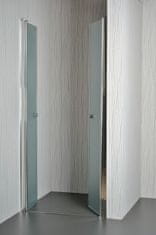 eoshop Dvoukřídlé sprchové dveře do niky SALOON 70 - 75 cm grape sklo