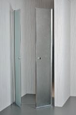 Arttec Dvoukřídlé sprchové dveře do niky SALOON 105 - 110 cm grape sklo