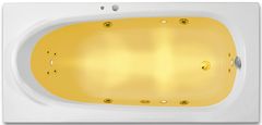 Arttec RHEY SURF + CHROMO 160 x 75 cm hydromasážní akrylátová vana