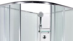 eoshop SIRIUS 120 x 90 cm - Masážní sprchový box model 4 čiré sklo pravá vanička