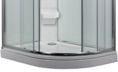 Arttec SIRIUS 120 x 90 cm - Sprchový box model 2 čiré sklo levá vanička