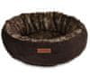 Petproducts Pohodlný hnědý pelíšek pro psy - 60x14 cm