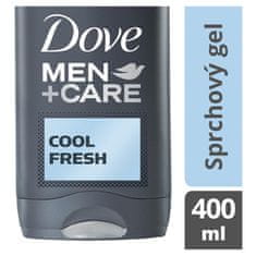 Dove Men+Care Cool Fresh sprchový gel pro muže na tělo a tvář 400ml