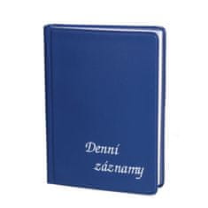 Denní záznamy A6 PVC modré - zo1021-02