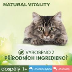 Perfect fit Natural Vitality kapsičky s mořskou rybou s lososem pro dospělé kočky 12× (6×50 g)