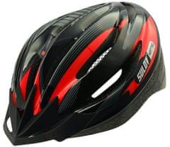 Sulov Cyklo přilba MATTEO, černo-červená Helma velikost: L