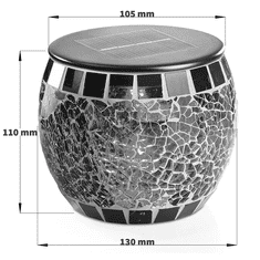 Esotec Solární mozaikové světlo Brilliant