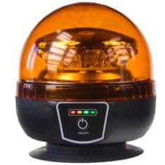 Aroso Maják LED diodový s vestavěným akumulátorem - oranžový / 12x 3W LED / magnetické uchycení / ECE R65